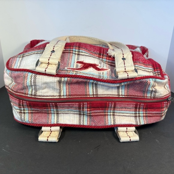 Hollister Plaid Travel Weekend Summer Fabric Bag - Picture 7 of 13